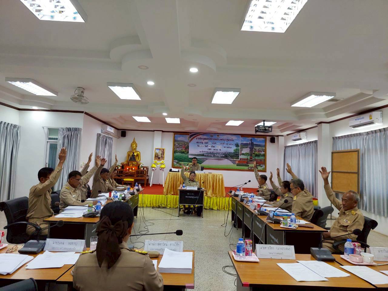 บันทึกรายงานประชุมสภาเทศบาลตำบลหนองสูงเหนือ สมัยสามัญ สมัย 2 ครั้งที่ 1